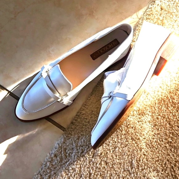 Aerosols, Women's white South East shoe leather slip on loafer shoes siz… - Picture 8 of 8